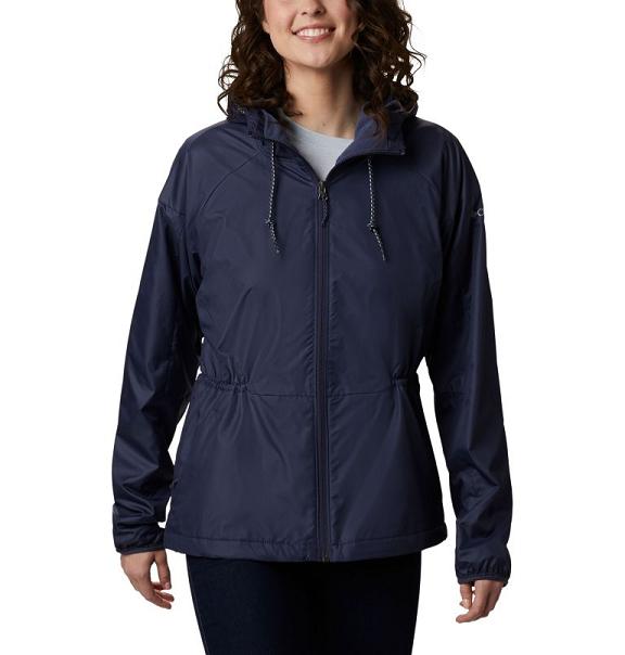 Columbia Side Hill Windbreaker Blue For Women's NZ7561 New Zealand